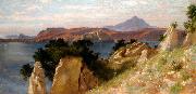 Edith Corbet Cicero's Villa and the Bay of Baiae Spain oil painting artist